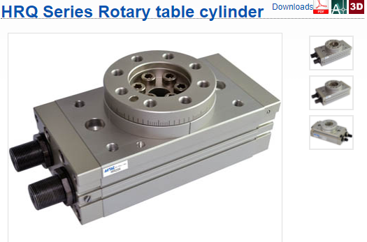 AIRTAC HRQ SERIES CATALOG ROTARY TABLE CYLINDER